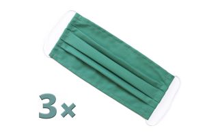 3x Green Mask Set